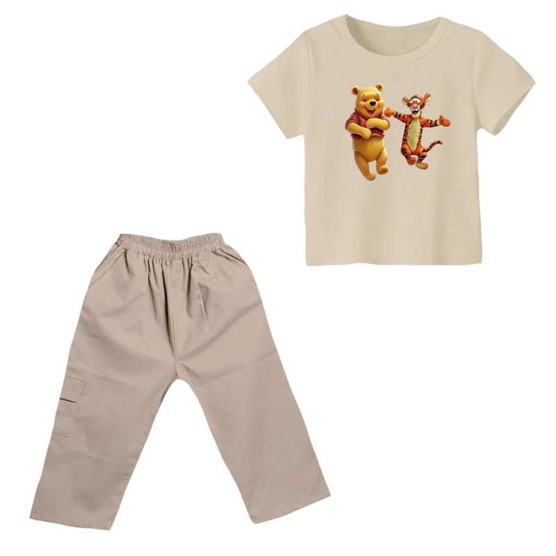 ست تی شرت و شلوارک پسرانه مدل پو کد ۶۴