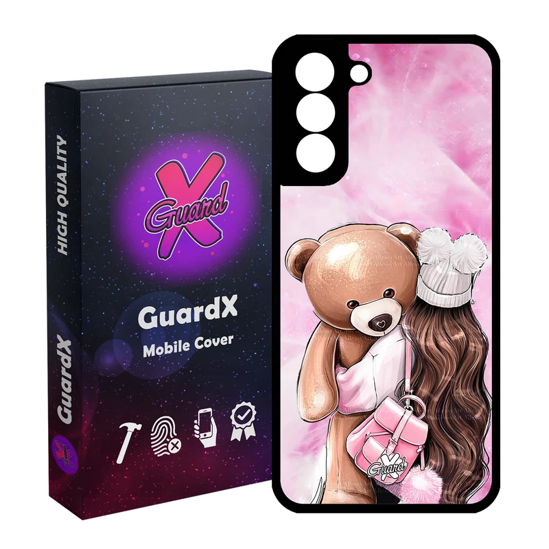 کاور گارد ایکس طرح Girl مدل Glass10088 مناسب برای گوشی موبایل سامسونگ Galaxy S21 FE