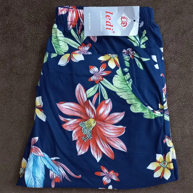 شلوار زنانه لیدی مدل ZARD RIZ FLO رنگ سرمه ای