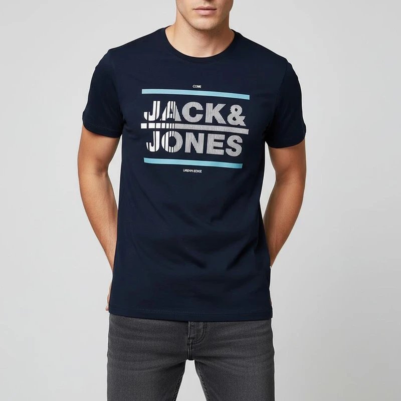 تیشرت آستین کوتاه مردانه جک اند جونز مدل 12187539