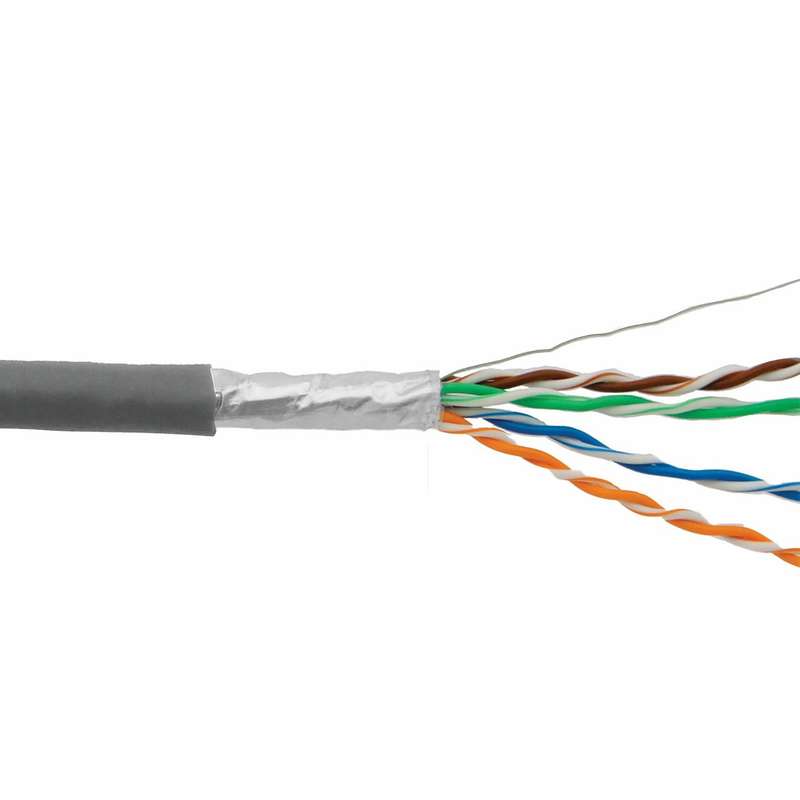 رول کابل شبکه Cat 6 فویل دار سایز 24AWG دی-لینک مدل NCB-C6SGRYR-305-24 طول 305 متر رول کابل شبکه Cat 6 فویل دار سایز 24AWG دی-لینک مدل NCB-C6SGRYR-305-24 طول 305 متر