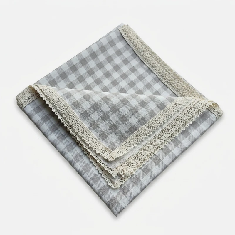 سفره 4 نفره نساجی دُر هنر یزد مدل cotton-kergh سایز 90×90 سانتی متر