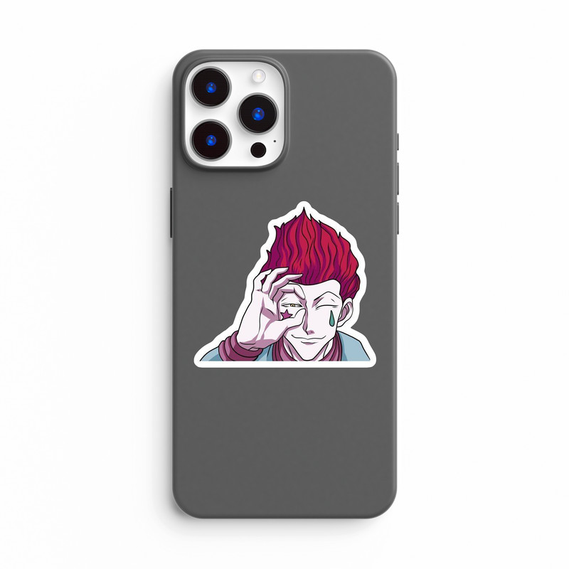 استیکر لپ تاپ و موبایل بووم طرح انیمه Hunter X Hunter مدل Hisoka1 کد JD23
