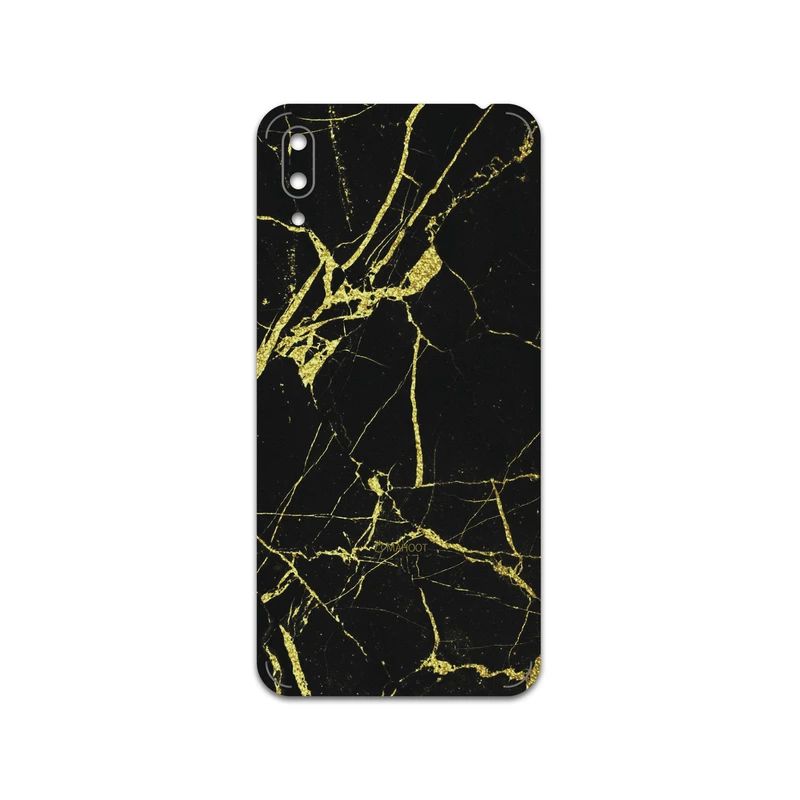 برچسب پوششی ماهوت مدل Graphite-Gold-Marble مناسب برای گوشی موبایل هوآوی Y7 Pro 2019
