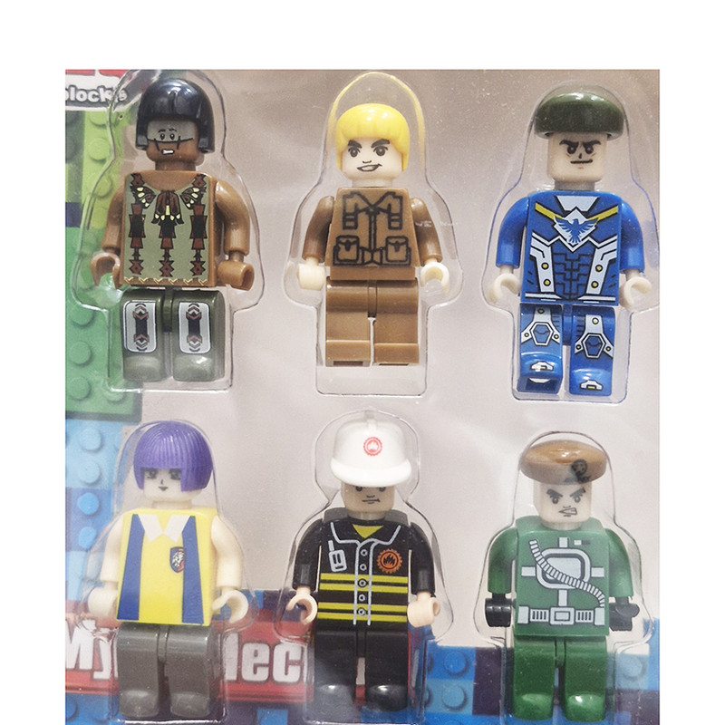 ساختنی 6 تکه مدل مشاغل کد B-25794  مجموعه 20 عددی