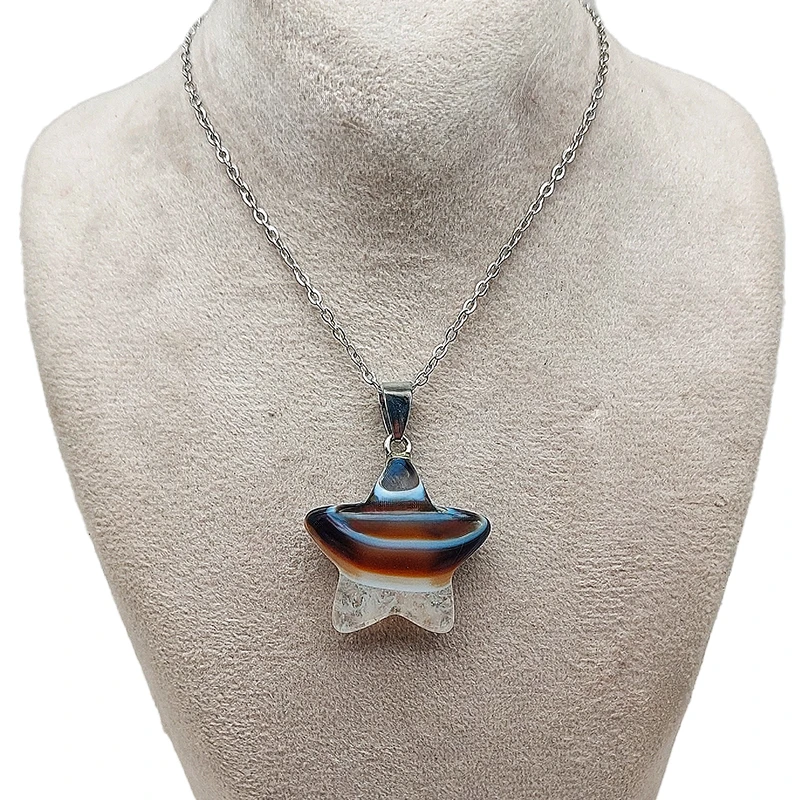 گردنبند دخترانه طرح عقیق کد 11-208