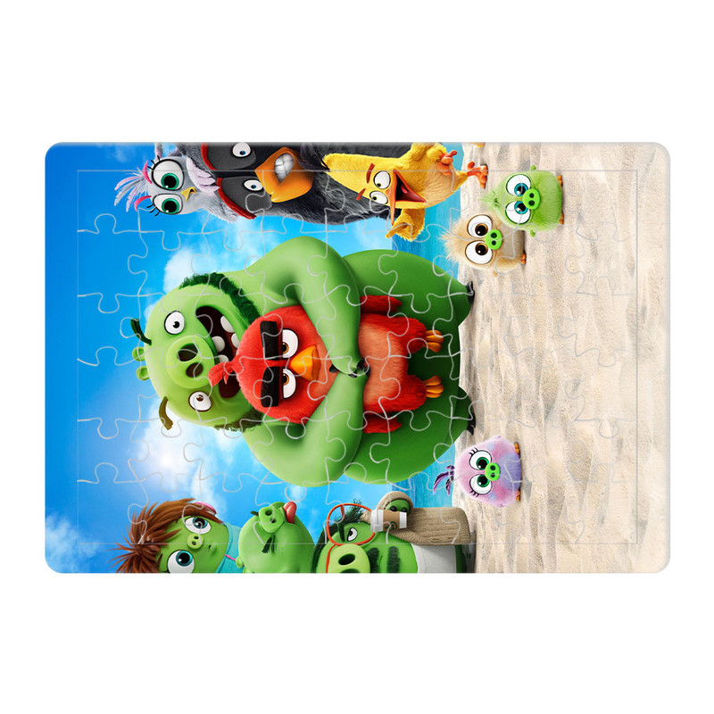 پازل 54 تکه طرح Angry Birds مدل P156