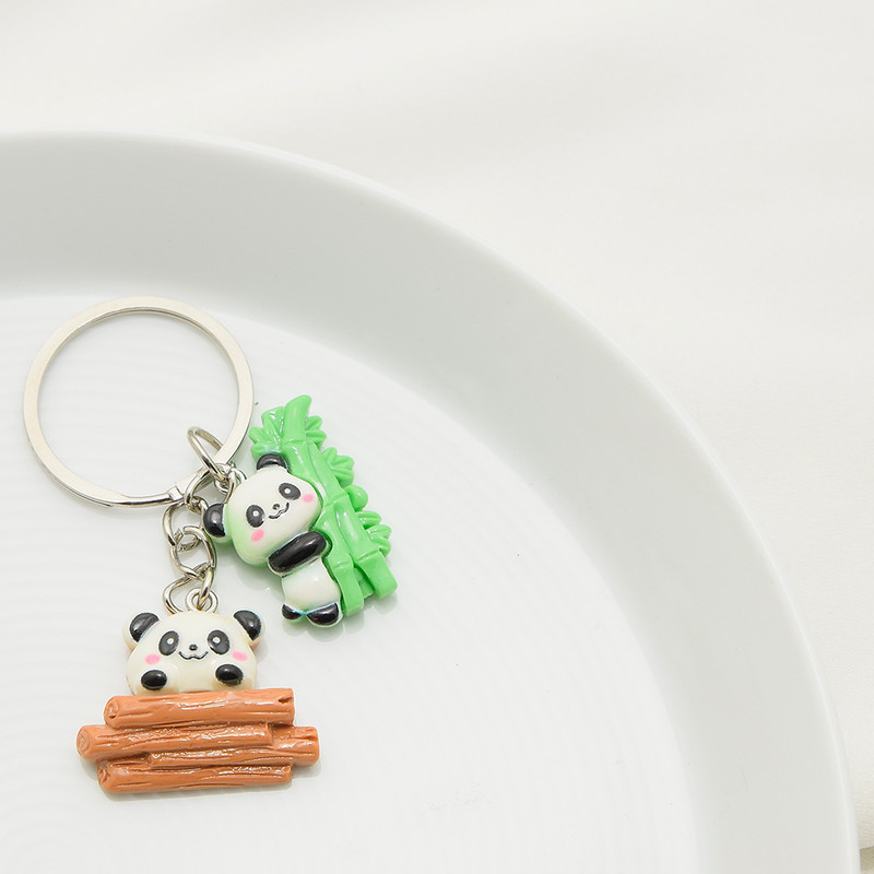 جاکلیدی دخترانه دلنار گالری مدل پاندا و بامبو