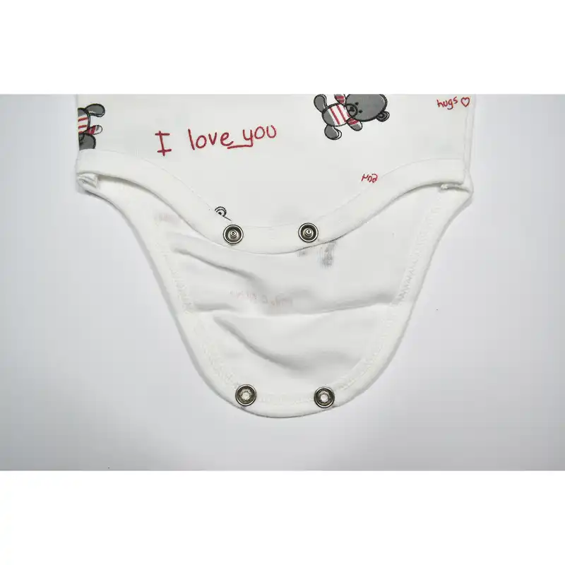 بادی آستین کوتاه نوزادی مدل bear