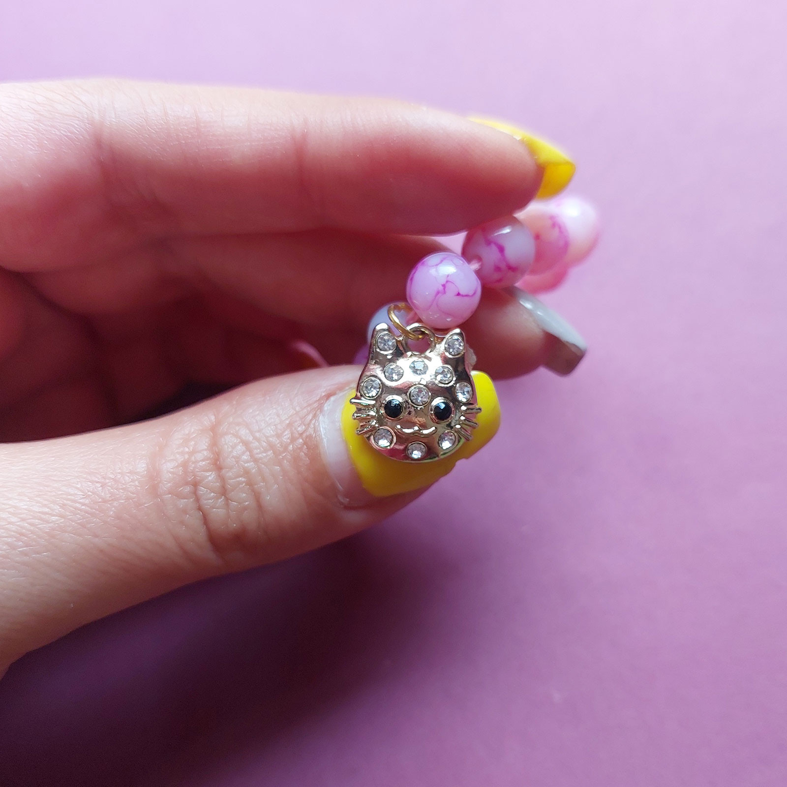 دستبند دخترانه مدل کیتی کد HCK155