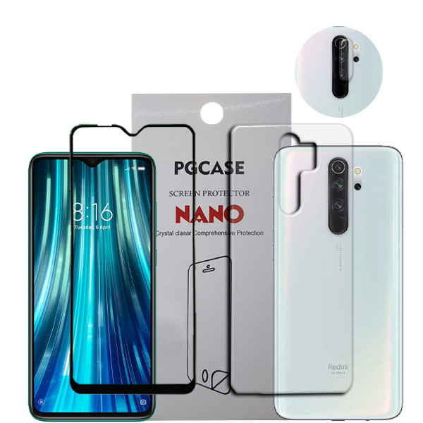 محافظ صفحه نمایش سرامیکی مدل Star Max مناسب برای گوشی موبایل شیائومی Redmi Note 8 Pro به همراه محافظ لنز دوربین و محافظ پشت گوشی