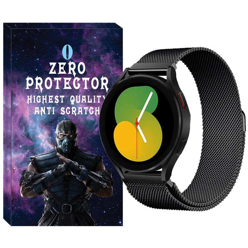 بند زیرو مدل Milanese مناسب برای ساعت هوشمند سامسونگ Galaxy Watch 3 41mm / Watch 4 40mm / Watch 4 42mm / Watch 4 44mm / Watch 4 46mm