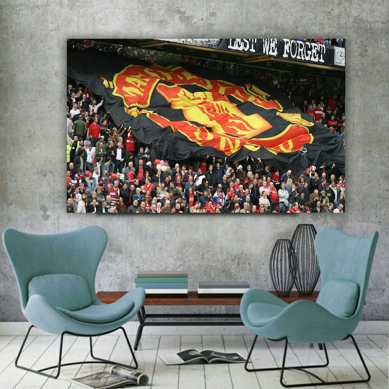  پوستر دیواری طرح منچستر یونایتد مدل ZB244