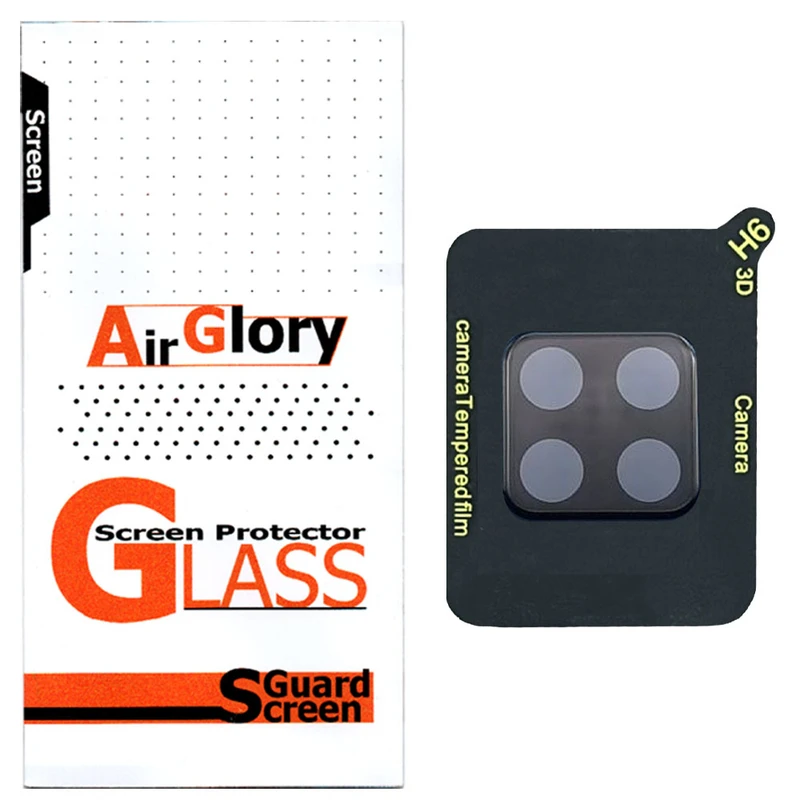 محافظ لنز دوربین شیشه ای ایرگلوری مدل سه بعدی مناسب برای گوشی موبایل سامسونگ Galaxy A12 / A42