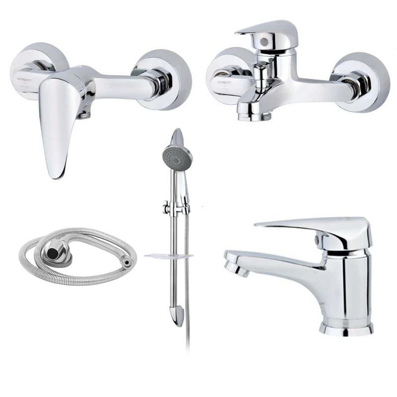 ست شیرآلات مارگاریت مدل ایتال - 5 عددی  مجموعه 5 عددی