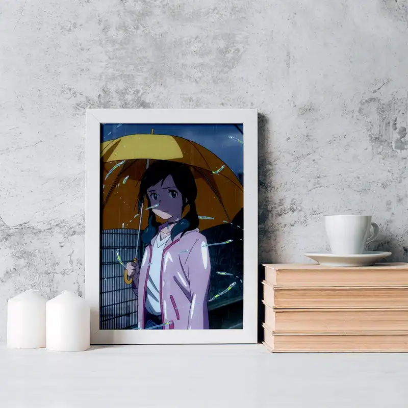 تابلو خندالو مدل هینا انیمه تغییر آب و هوا با تو کد 17613