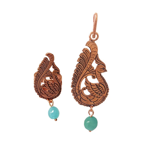 نیم ست زنانه مدل طاووس کد JW379