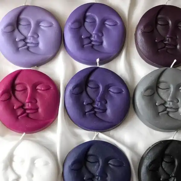 شمع مدل ماه و خورشید