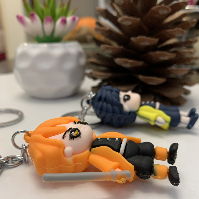 جاکلیدی دخترانه مدل سیلیکونی فیگور اکشن شیطان کش Bu