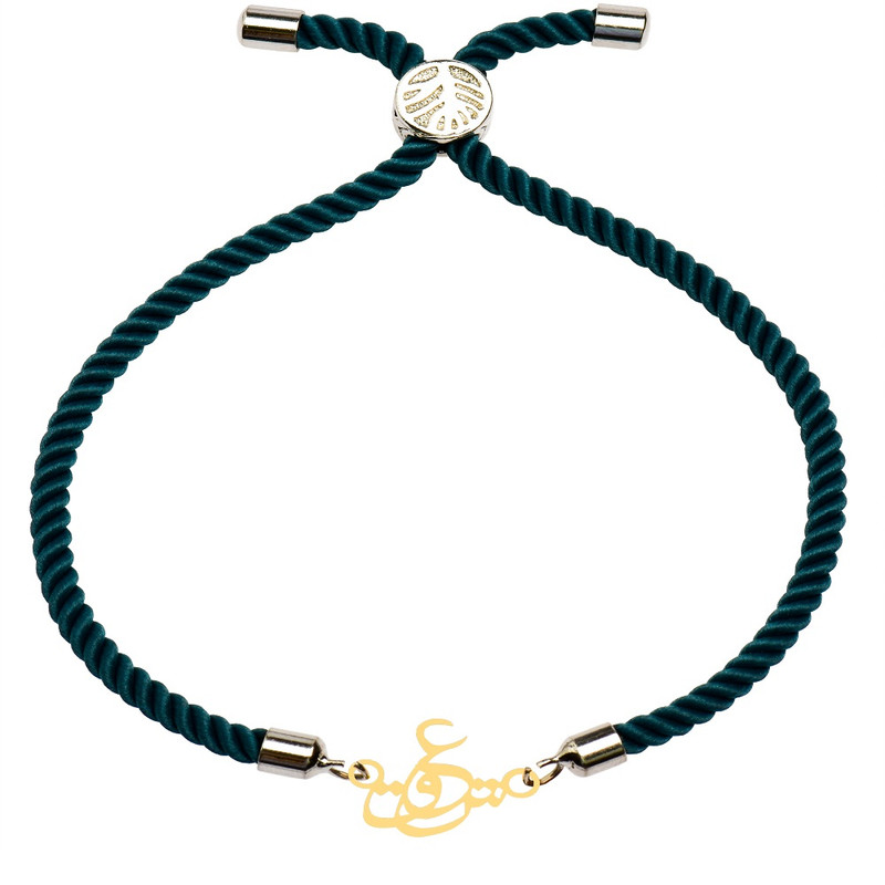 دستبند طلا 18 عیار زنانه کرابو طرح عشق مدل kr101854