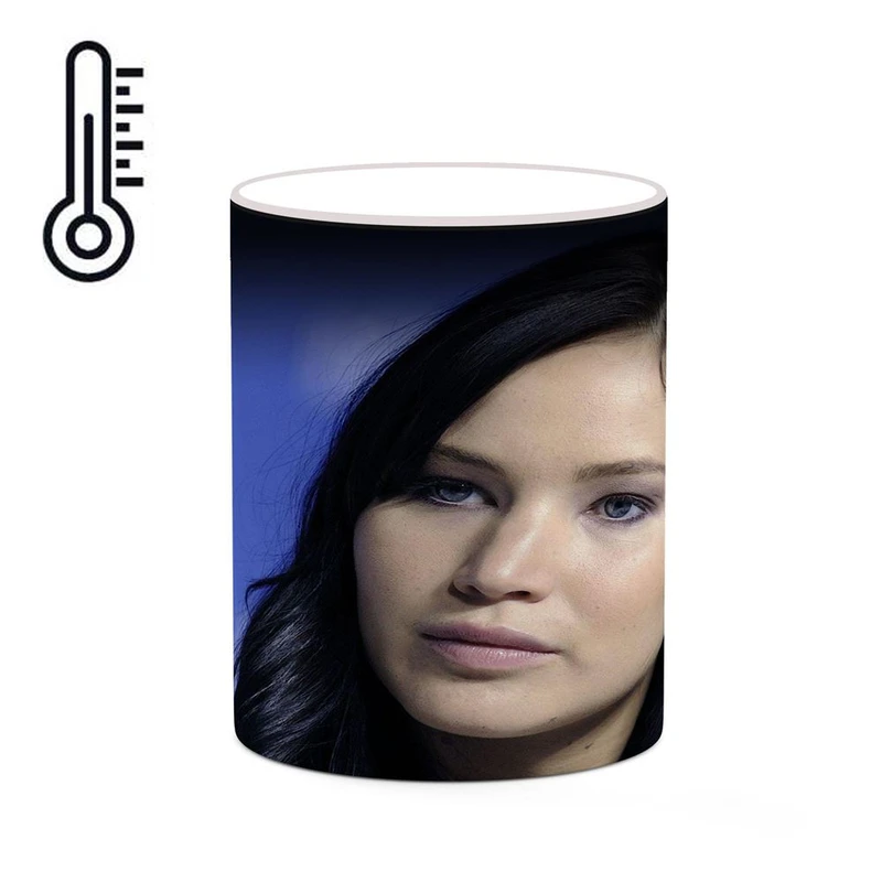ماگ حرارتی کاکتی طرح جنیفر لارنس Jennifer Lawrence مدل mgh26302
