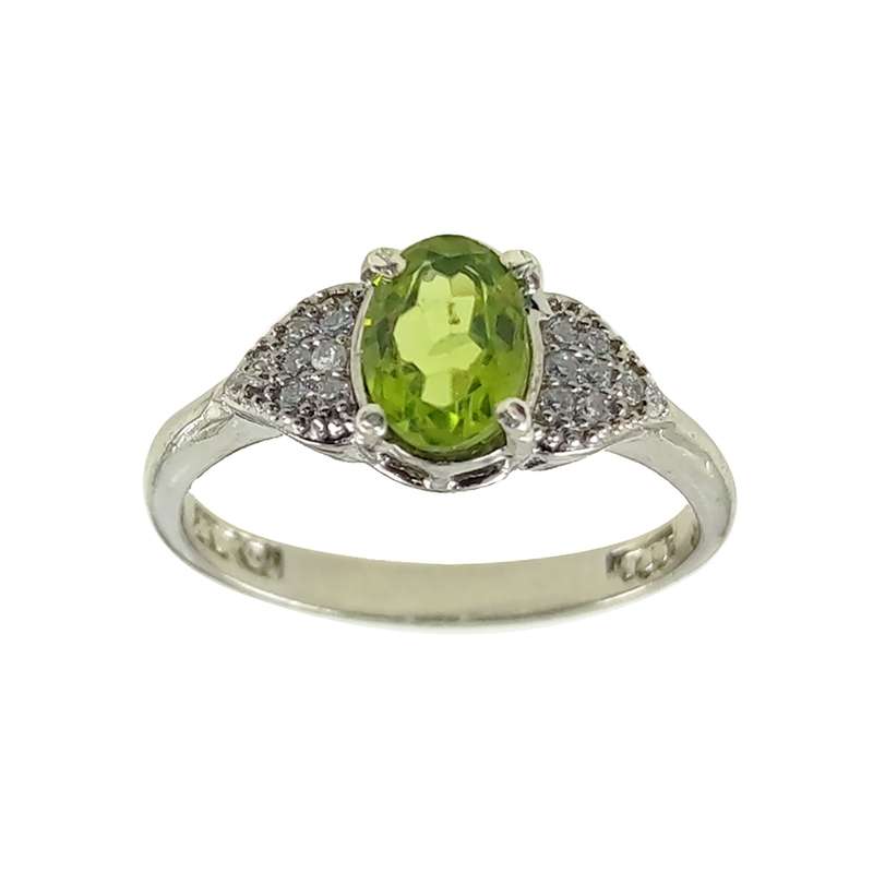 انگشتر نقره زنانه سلین کالا مدل زبرجد کد 22