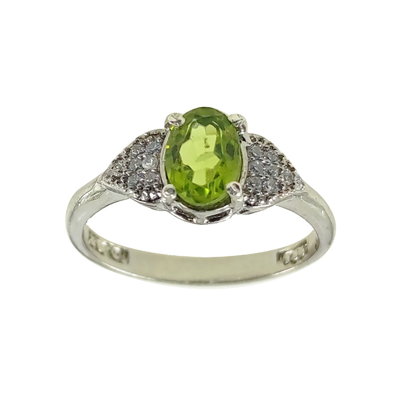 انگشتر نقره زنانه سلین کالا مدل زبرجد کد 22