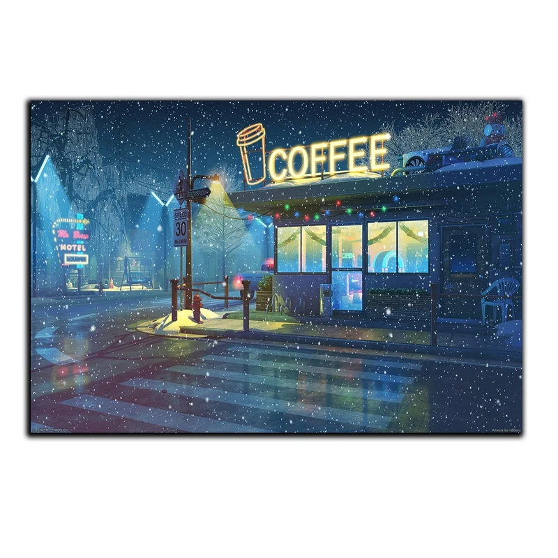 تابلو شاسی بکلیت طرح کافه و کافی شاپ مدل SH-S5132