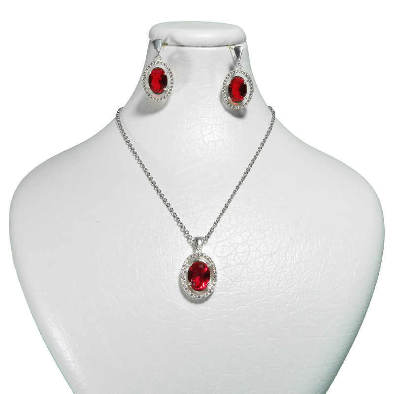 نیم ست نقره زنانه کد AV174-S10 C5