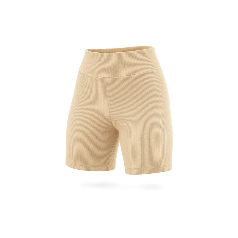 عکس شماره 2 : شلوارک ورزشی زنانه دلداده مدل کوتاه کشی فاق بلند