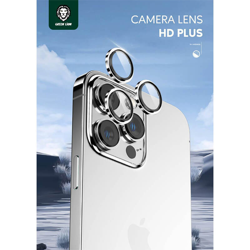 محافظ لنز دوربین گرین مدل HD PLUS مناسب برای گوشی موبایل اپل Iphone 13 promax / 13