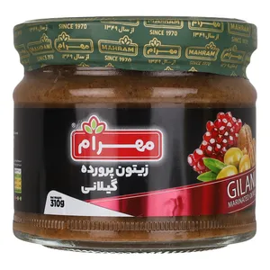 زیتون پرورده گیلانی مهرام - 310 گرم