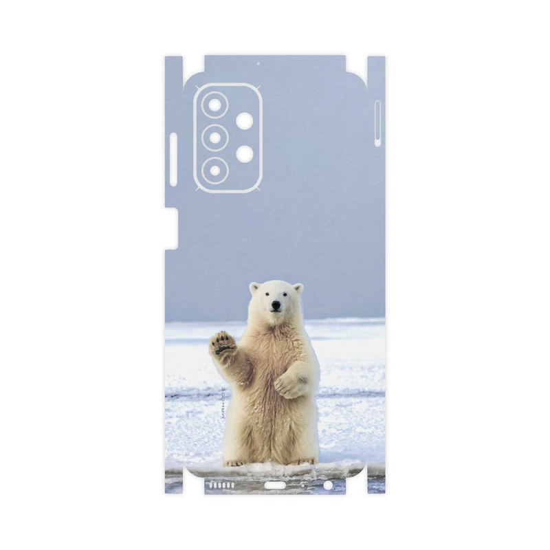 برچسب پوششی ماهوت مدل Polar-bear-FullSkin مناسب برای گوشی موبایل سامسونگ Galaxy A23
