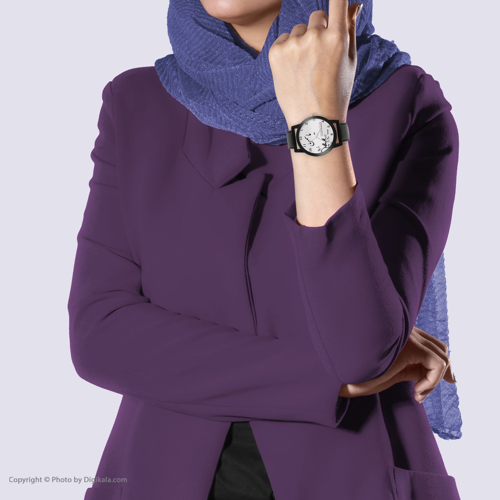 ساعت مچی عقربه ای زنانه ناکسیگو طرح یاسمن کد LF3316 -  - 2