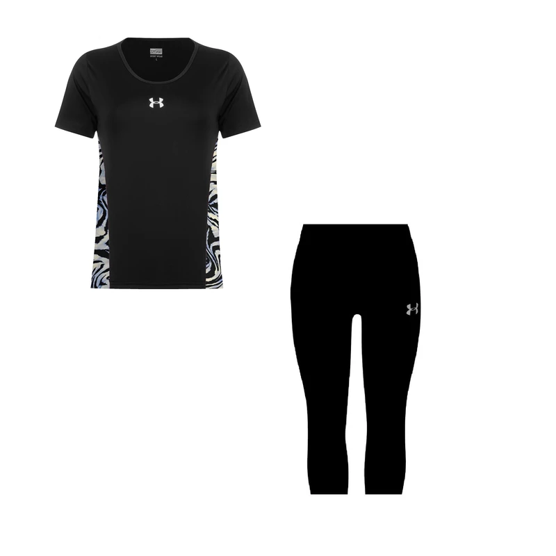 ست تی‌شرت و شلوارک ورزشی زنانه مدل 7201-3101