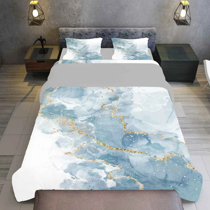 سرویس روتختی مدل ماربلی TXY774 یک نفره 5 تکه