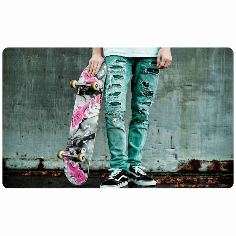 پادری طرح اسکیت سوار کد 2767 سایز 76x46 سانتی متر