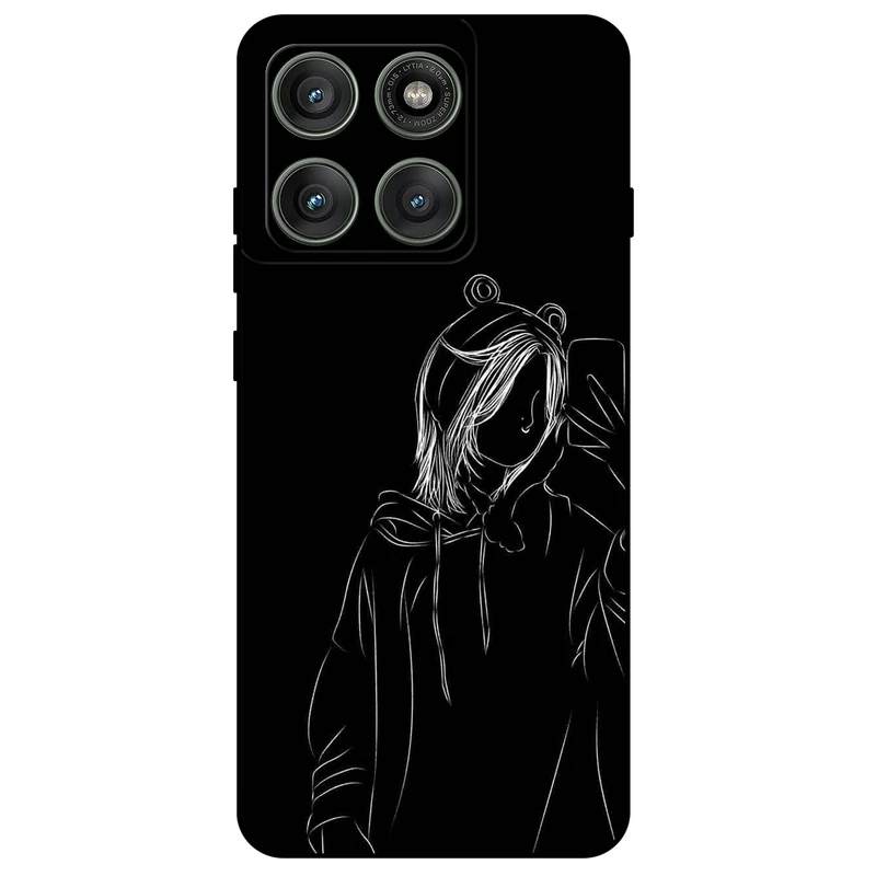 کاور مگافون طرح دخترانه مدل 1841 مناسب برای گوشی موبایل موتورولا Moto Edge 60 Pro