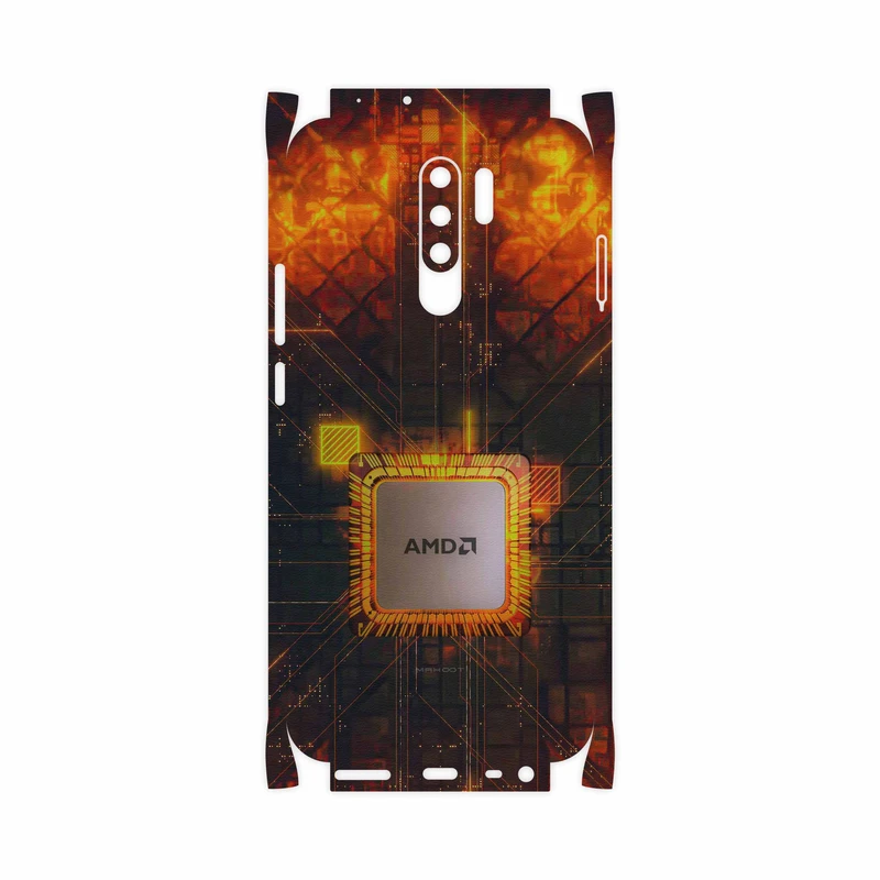 برچسب پوششی ماهوت مدل AMD Brand-FullSkin مناسب برای گوشی موبایل شیائومی Redmi 9