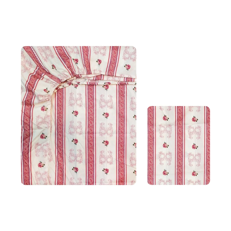 سرویس ملحفه آدنو مدل مونا کد IR162 یک نفره 2تکه