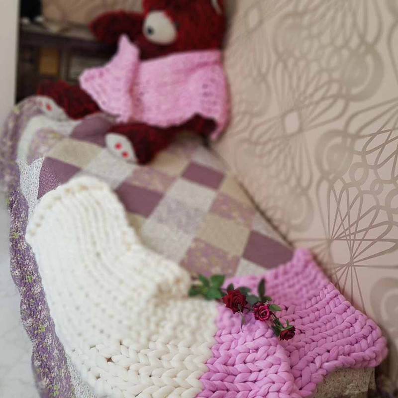 شال مبل و تخت مدل چانکی ابعاد 230x40 سانتی متر