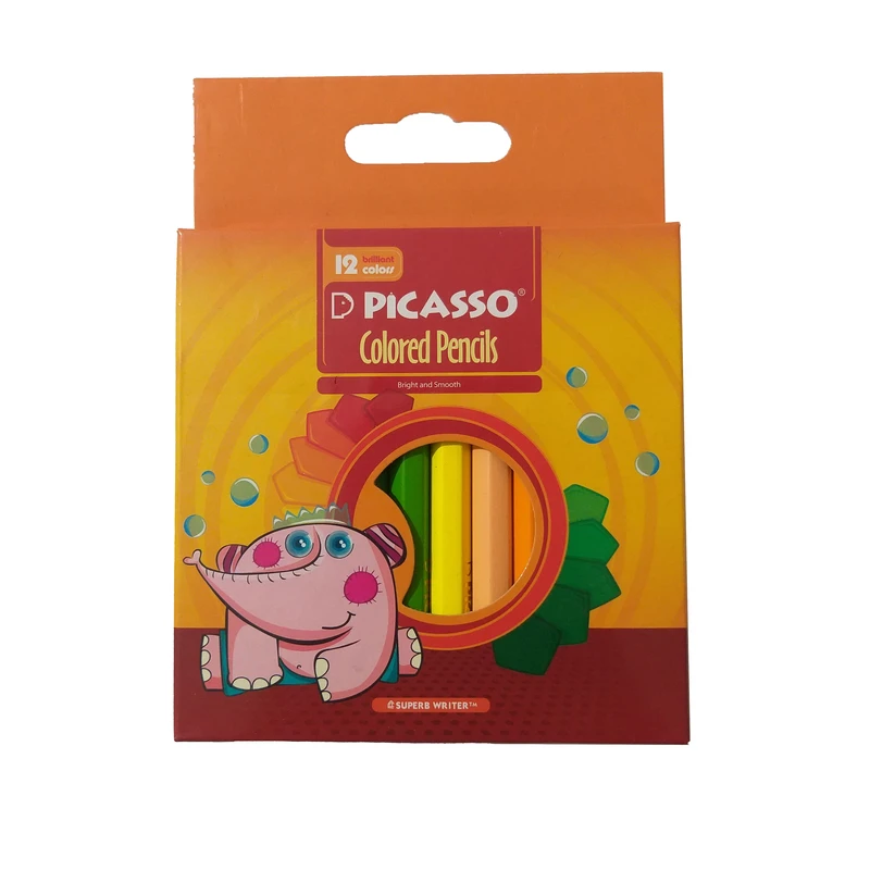 مداد رنگی 12 رنگ پیکاسو مدل S12