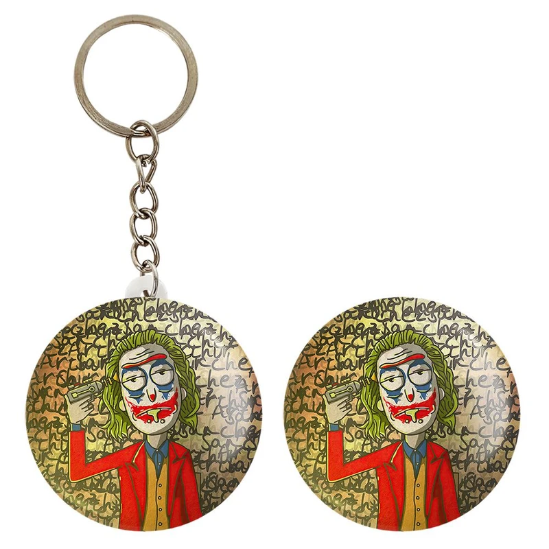 پیکسل خندالو مدل انیمیشن ریک و مورتی Rick and Mort کد 26381 به همراه جاکلیدی