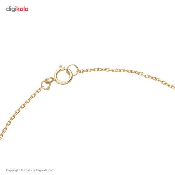 دستبند طلا 18 عیار زنانه ماهک مدل MB0141 -  - 3