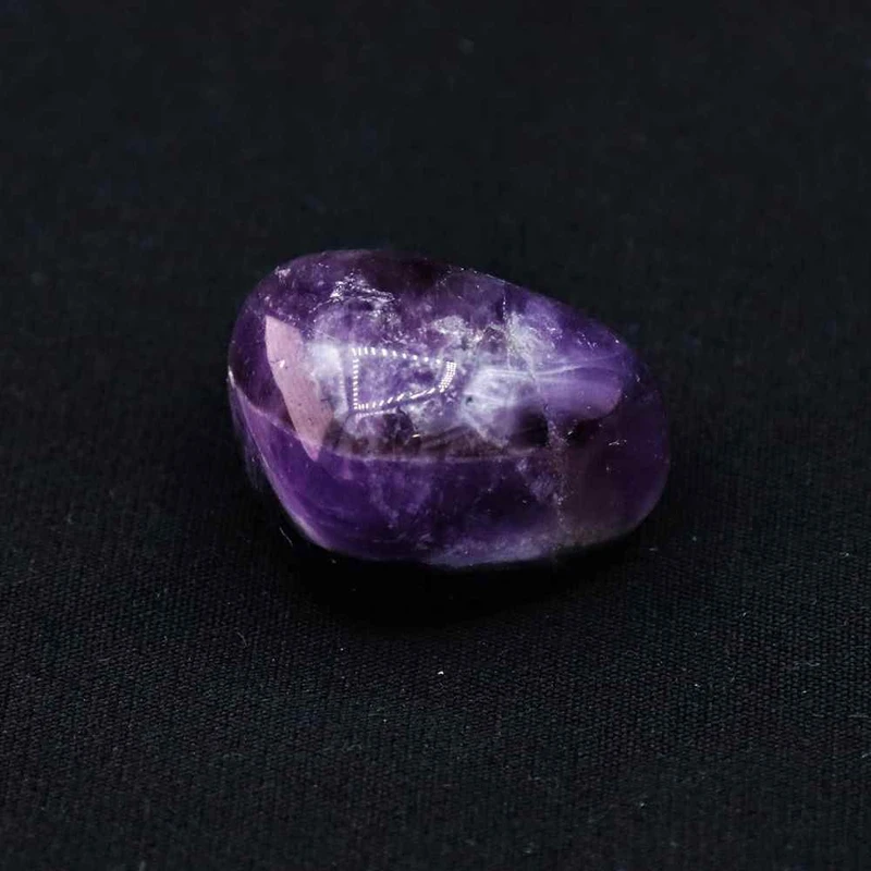 عکس شماره 2 : سنگ راف مانا جم مدل آمیتیست برزیلی تامبل شده کد 15