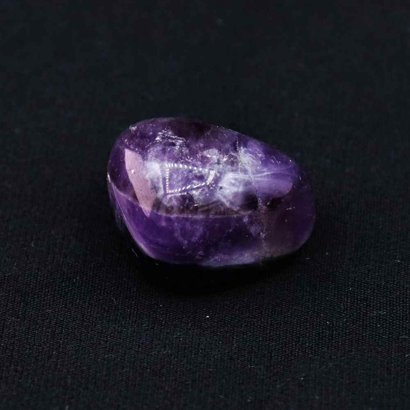 سنگ راف مانا جم مدل آمیتیست برزیلی تامبل شده کد 15