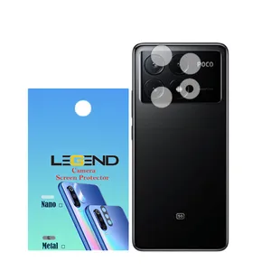 محافظ لنز دوربین لجند مدل نانوگلس مناسب برای گوشی موبایل شیائومی Poco X6 Pro