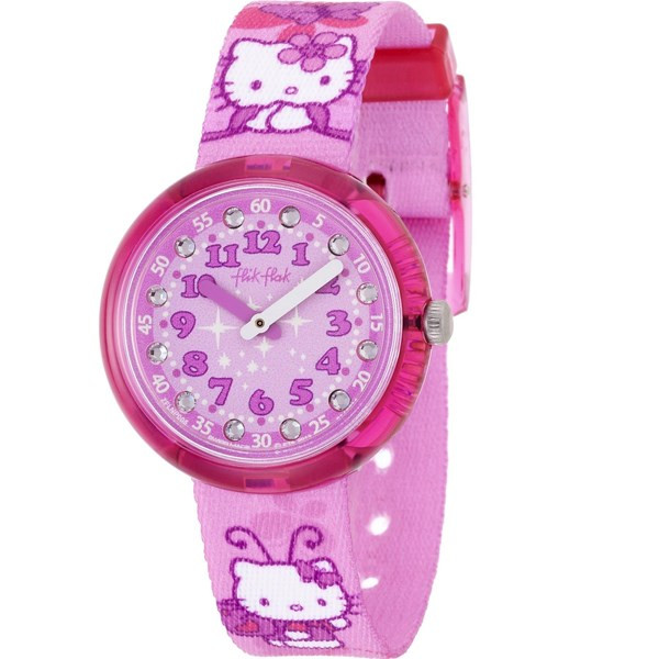 ساعت مچی عقربه ای بچه گانه فلیک فلاک FLNP005 ساعت مچی عقربه ای بچه گانه فلیک فلاک FLNP005