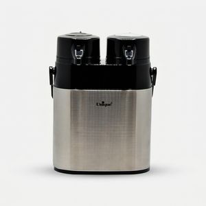 فلاسک دوقلو یونیک مدل استیل کد 9060 گنجایش 1.6 لیتر
