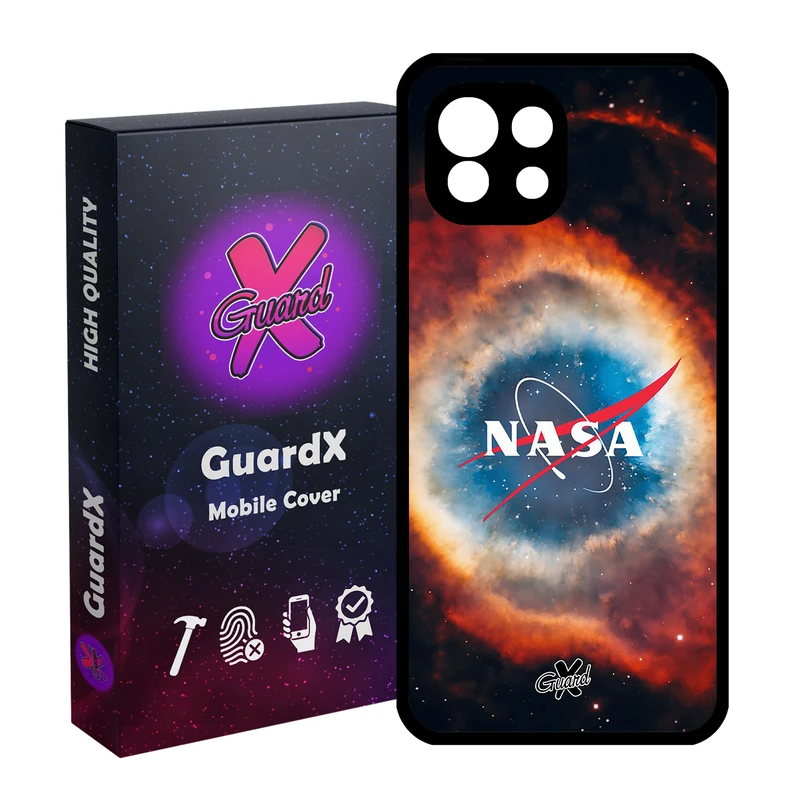 کاور گارد ایکس طرح Nasa مدل Glass10234 مناسب برای گوشی موبایل شیائومی Mi 11 Lite
